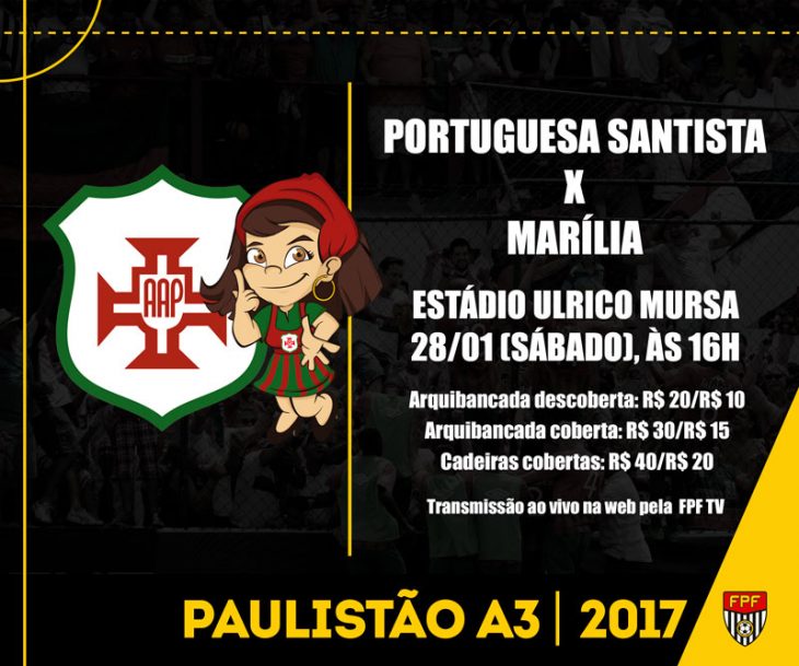 Portuguesa Santista e Marília